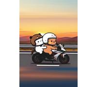 Bubu and Dudu Sunset Ride Notebook: Couple Bear Bike Ride Journal