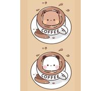 Bubu & Dudu Art on Cappuccino Cup Notebook: Cozy Café Kawaii Journal