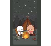 Bubu & Dudu Camping in the Woods Notebook: Cute Kawaii Bear Journal