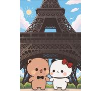 Bubu & Dudu Eiffel Tower Notebook: Kawaii Paris Adventure Journal