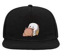 Bubu Dudu Even When I'm Grumpy Ande Stressed 5 Panel Snapback Flat Visor Cappello da Baseball Nero