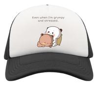 Bubu Dudu Even When I'm Grumpy Ande Stressed - Cappello da baseball a mezza rete, nero