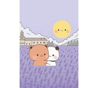 Bubu & Dudu Lavender Fields Notebook: Calm & Dreamy Kawaii Journal