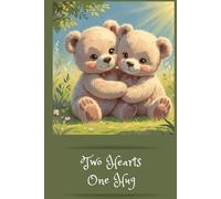 Bubu Dudu Notebook - Two Hearts One Hug: 6*9 inch 120 line pages notebook