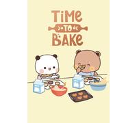 Bubu Dudu Time To Bake Muffins & Cookies Notebook: Couple Bear Baking Journal