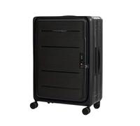 Bubule Valigia pieghevole ZD Rollink Flex, ruote Spinner 360°, serratura TSA, ultra-compatta 20"/26", bagaglio cabina, capacità 38L e 70L, Nero , piccolo, Modern