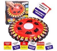 Bubuny Tempesta di Parole Giochi da Tavolo, Inglese Gioco di Lettere Gioco di Parole di Pensiero Rapido Party Game Strategia Giocattoli Interattivi per Adulti Bambini Famiglie