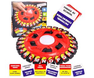 Bubuny Tempesta di Parole Giochi da Tavolo, Inglese Gioco di Lettere Gioco di Parole di Pensiero Rapido Party Game Strategia Giocattoli Interattivi per Adulti Bambini Famiglie