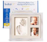 Bubzi Co Kit di creazione di impronte e impronte per neonati e ragazze, regali per neonati (White Wash)