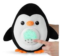 Bubzi Co Sensore Attivato Dal Pianto Peluche Regali Neonat Pinguino con Musiche e Rumore Bianco Luce Neonato Regalo Originale per Maschietti e Femminucce Neonato Gender Neutral Baby Shower