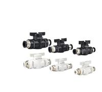 BUC-8/4/6/10 connettore valvola manuale pneumatica diritta, gomito tubo aria 12mm, interruttore manuale 1 pezzi (BUC-06)