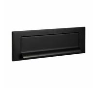 Buca per le Lettere Nero Falda di Lettera Inserisci Postklappe Porta 340 X 76 MM