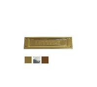 BUCA PER LETTERE in ottone lucido - 2 PZ
