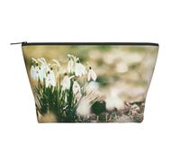 Bucaneve primaverile selvaggio, Borsa da toilette Borsa per trucco Borsa per cosmetici Borsa da toilette da viaggio portatile