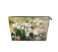 Bucaneve primaverile selvaggio, Borsa da toilette Borsa per trucco Borsa per cosmetici Borsa da toilette da viaggio portatile