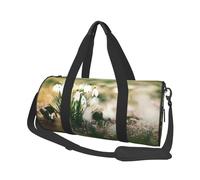 Bucaneve primaverile selvaggio, Borsone da viaggio di grande capacità Borsa rotonda Borsa da viaggio sportiva Borsa da viaggio Borsa da fitness