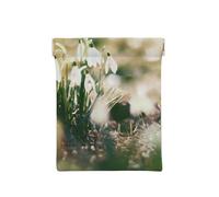 Bucaneve primaverile selvaggio, Spremere il portafoglio superiore da donna Borsa portaoggetti Piccola portamonete Portamonete