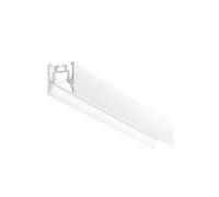 BUCAREST P - PROFILO IN ALLUMINIO SEZIONABILE CON DIFFUSORE AD INCASTRO BIANCO PARETE/SOFFITTO/SOSPENSIONE MT2 COLORE BIANCO