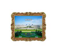 Bucarest Romania Magnete da frigorifero 3D souvenir da viaggio decorazione per frigorifero adesivo magnetico collezione artigianale