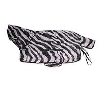 Bucas Buzz-Off - Coperta per mosche Zebra, collo completo, 120