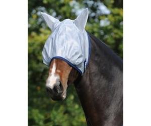 Bucas "Buzz-Off" Fly Mask, Blue - XXXS