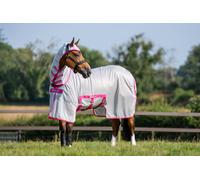 Bucas Buzz-Off X Fly Rug, Blue/Blossom - 155 cm