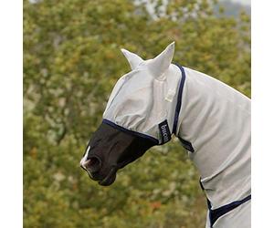 Bucas Freedom - Maschera da mosche 155 XL, colore: Argento