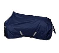 Bucas Freedom Turnout 125 - Coperta per cavallo, 300 g, colore: Blu navy/Argento
