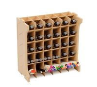 Bucasso Organizer per 30 bottiglie, materiale MDF, adatto per vernici Tamiya, set in miniatura GK9