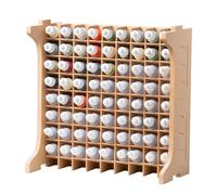Bucasso Plastica modello strumento di stoccaggio grande capacità vernice Rack vernice tiene 72 pezzi Craft vernice stoccaggio compatibile Vallejo Modular Paint Rack per miniatura vernice Set GK12