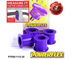 Bucce Anti Roll Bar Posteriore Powerflex PFR85-1112-26 26mm