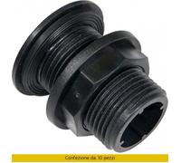 Bucchi Raccordo Nylon Dritta per Cass. M. 1.1 / 4 Pezzi 10 400318050909