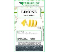 Buccia di limone in polvere 100% naturale aroma intenso per dolci e tisane