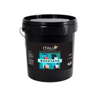 Italia colorpaint Rivestimento Bucciato Quarzo Plastico Sabbioso Buccia D'Arancia Coprente Riempitivo Resistente agli Inquinanti ed agli Agenti Atmosferici (Litri 4, Bianca)