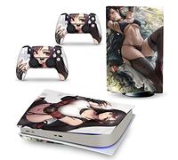 BUCEN Per PS5 Skin Disc Edition Anime Console E Controller Vinile Cover Skin Wraps per PS 5 Disc Version 08348 AntiGraffio