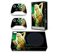 BUCEN Protettiva Vinile Pelli Console per X-Box Series S Adesivo Avvolgente con Decalcomanie Controller Wireless Gratuite 38513 Decalcomania