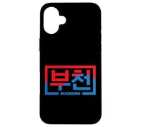 bucheon, coreano, città, in, hangul parola Custodia per iPhone 16 Plus