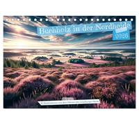 Buchholz i. d. N. - KI Illustrationen aus dem Herzen der Lüneburger Heide (Tischkalender 2026 DIN A5 quer), CALVENDO Monatskalender: Heidevielfalt rund um Buchholz in der Nordheide