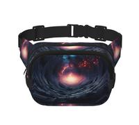 buchi neri Stampato alla moda sacchetto di vita, borsa messenger unisex, marsupio da viaggio alla moda