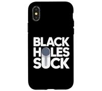 Buchi neri succhiano divertente scherzo spaziale Custodia per iPhone X/XS