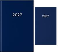 Buchkalender-Set: Buchkalender & Wochenplaner 2027 Blau: Praktisches 2er-Set