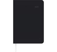 Buchkalender Tucson schwarz 2026 - mit Registerschnitt - Büro-Kalender A5 - 1 Tag 1 Seite - 416 Seiten - Tucson-Einband - Zettler