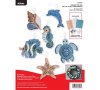 Bucilla 86958E FELT ORNAMENTS KIT UNDER SEA