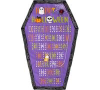 Bucilla, Conto alla rovescia di Halloween, kit da appendere alla parete con applique in feltro, perfetto per arti e mestieri fai da te, 89728E