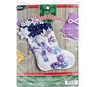 Bucilla Felt Kit di Applique in Feltro per Calze di Notte gelida, Multicolore, 18 inches