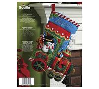 Bucilla Felt Stocking Applique Kit 18" Long-Candy Express