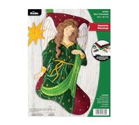 Bucilla, Heavenly Blessings, applique in feltro per fai da te e artigianato, 45,7 cm, kit per la creazione di calze