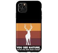 Buck Caccia I See Deer Jerky Divertente Caccia Custodia per iPhone 11 Pro Max
