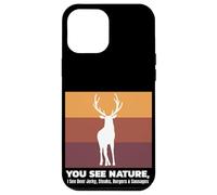 Buck Caccia I See Deer Jerky Divertente Caccia Custodia per iPhone 12 Pro Max