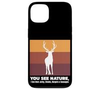 Buck Caccia I See Deer Jerky Divertente Caccia Custodia per iPhone 13